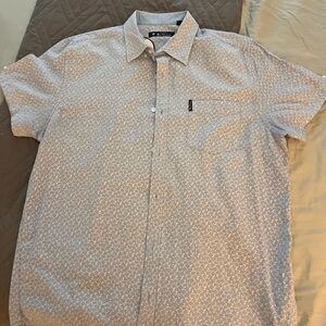 Ben Sherman Light Blue Geometric Shirt